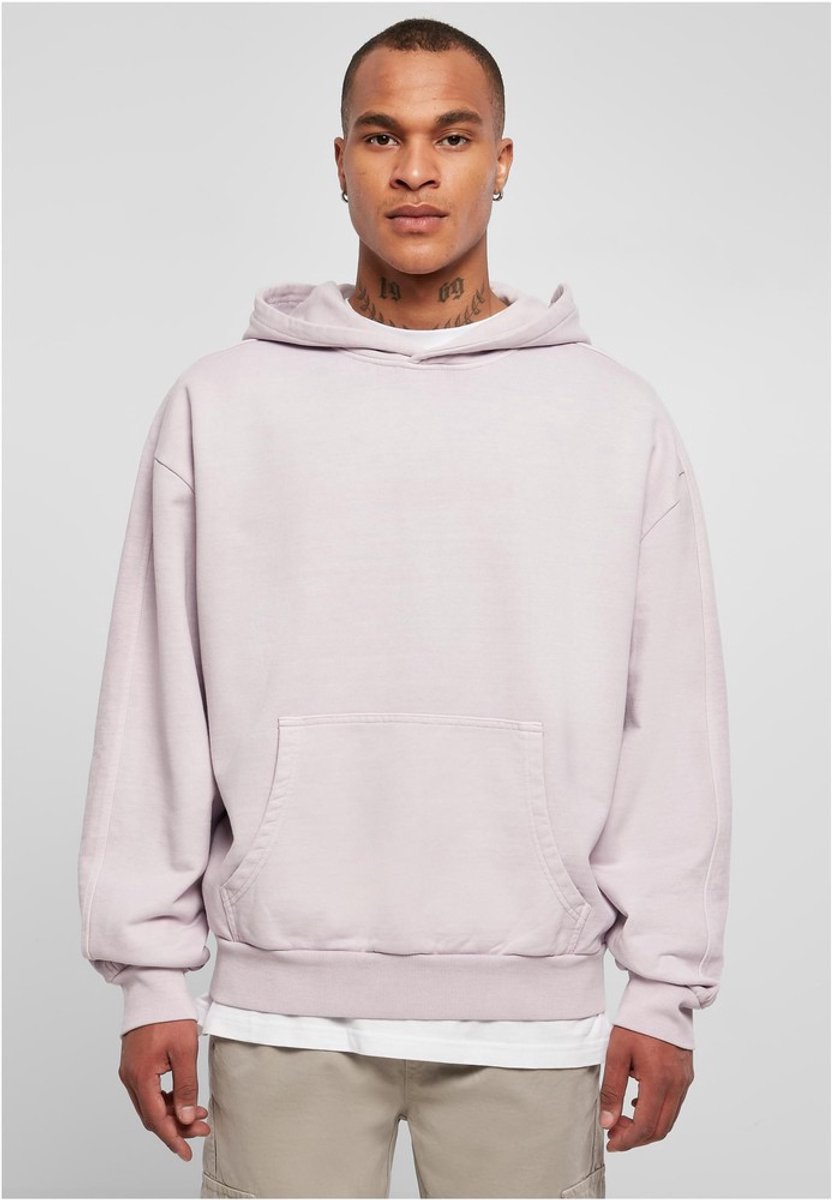 Urban Classics Heavy Terry Garment Dye Hoodie/trui 3XL Pastelpaars