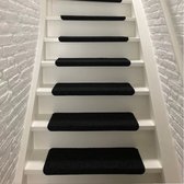 KARAT Trapmatten voor binnen, set van 15, halfrond, 23,5 x 65 cm