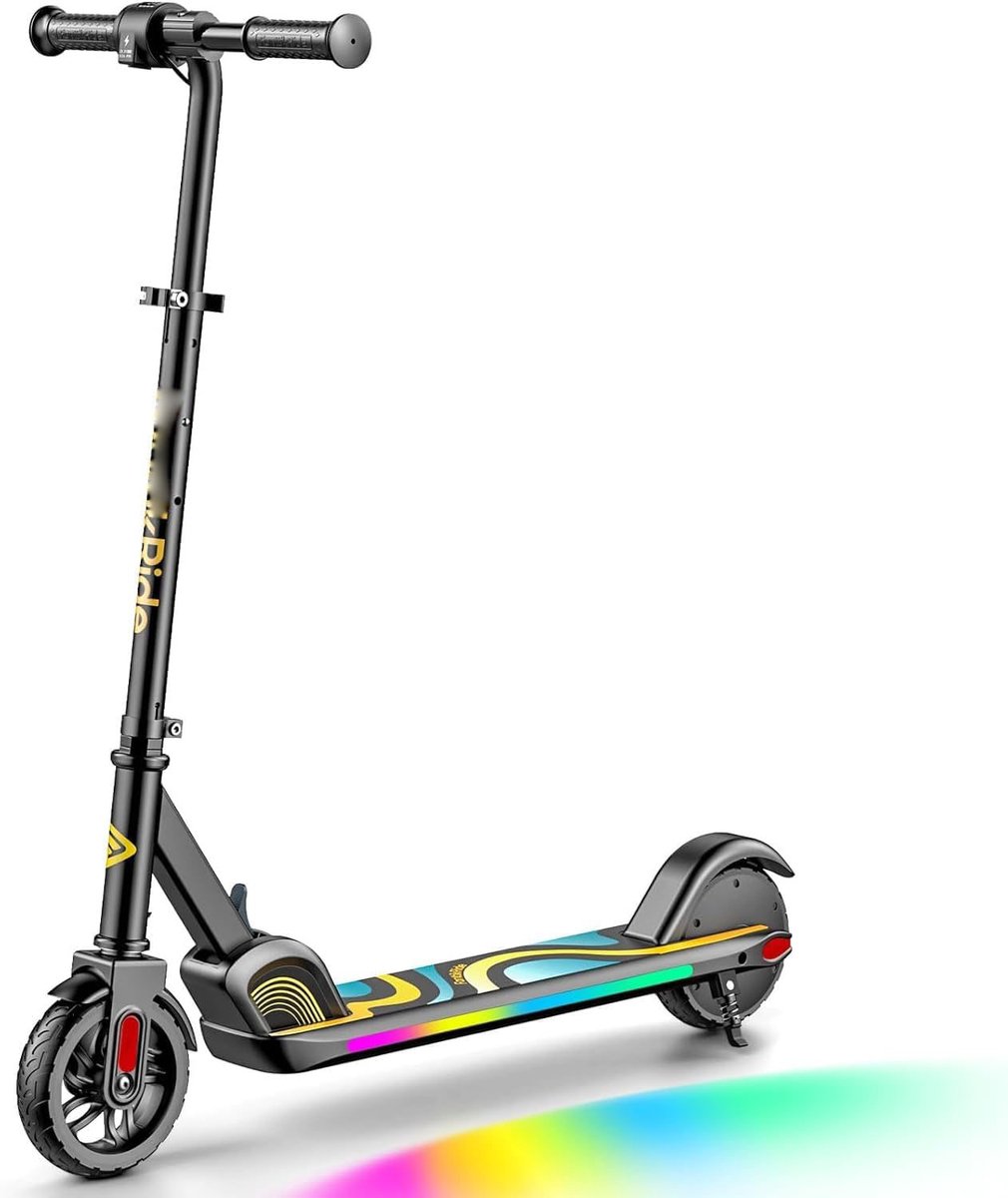 E-Noroyavn Elektrische Step voor Kinderen met Kleurrijk Regenbooglicht, LED- Display, Bereik van 5-8 Mijl, 130 W - Cadeau voor Jongeren E-Noroyavn Elektrische Step voor Kinderen met Kleurrijk Regenbooglicht, LED- Display, Bereik van 5-8 Mijl, 130 W - Cadeau voor Jongeren