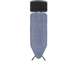 Brabantia Strijkplank C - met Stoomunithouder - 124 x 45 cm - Denim Blue