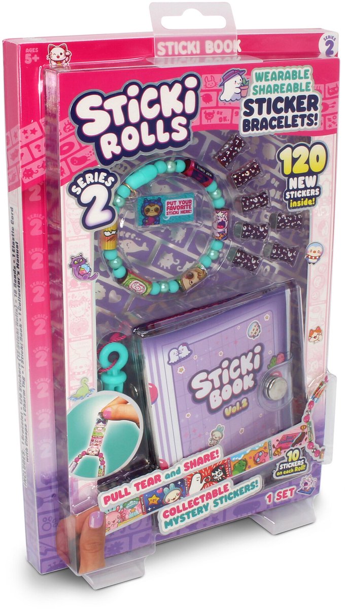 Sticki rolls stickerboek Wave 2 - stickerboek voor kinderen - verzamelen. — afbeelding 6