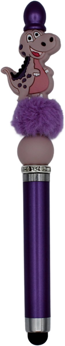 Stylus + Pen 2 in 1 - Dino Paars