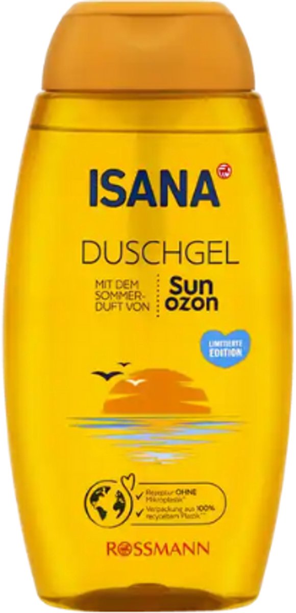 Douchegel Sunozon - Isana | 1x 300ml - Met de zomergeur van Sunozon zonnebrand | Limited Edition 2025