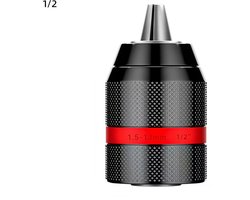 Universele zelfklemmende boorkop, zelfborgende zeshoekige paalboorkop 2-13 mm Professionele heavy-duty boorkop 1/2-20UNF