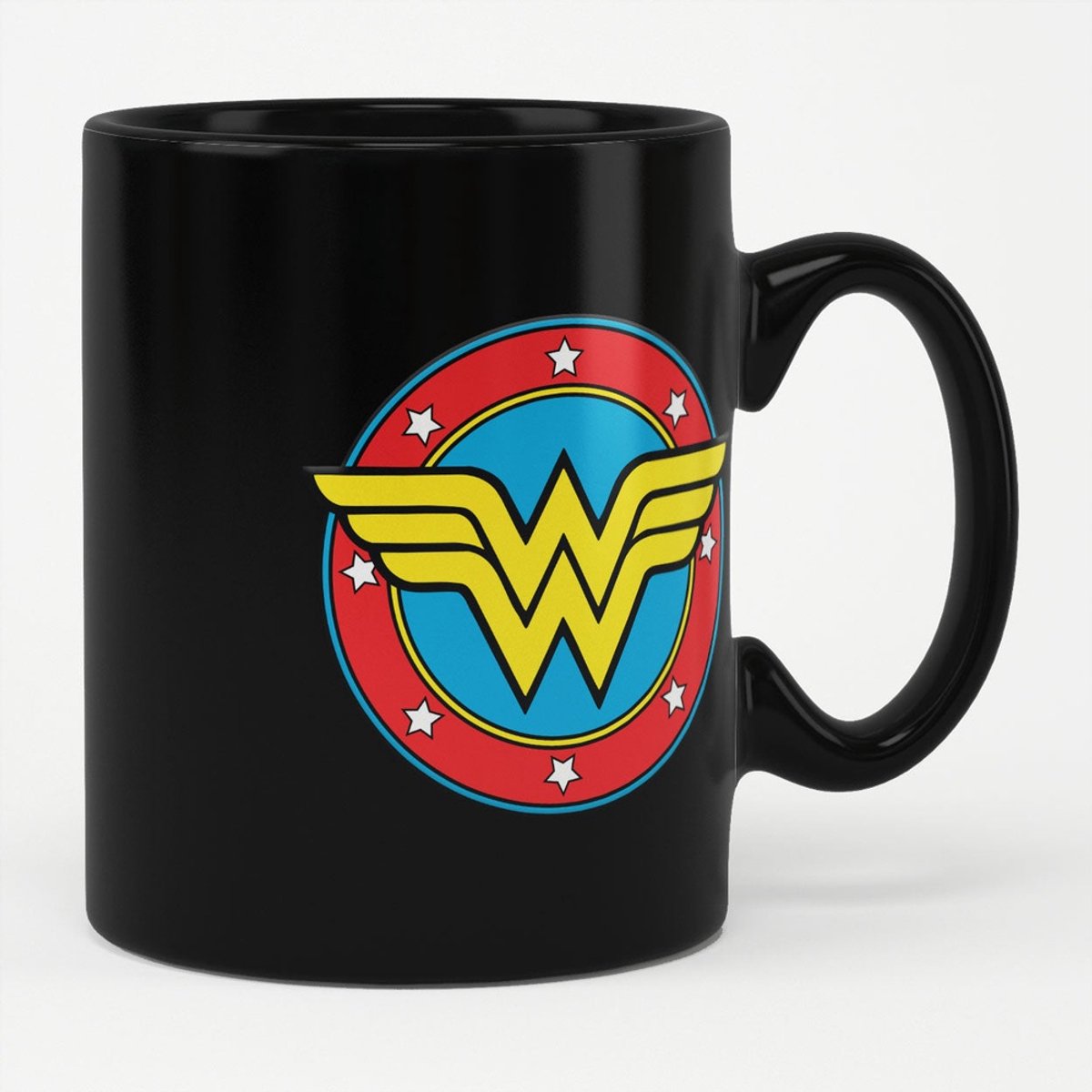 Wonder Woman Tasse/Kaffeebecher Shield Mug Black