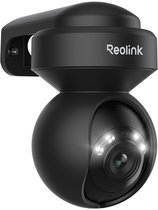 Reolink 5 MP Beveiligingscamera buiten, Detectie van personen/voertuigen/dieren, Pan en tilt, 3x optische zoom - E1 Outdoor