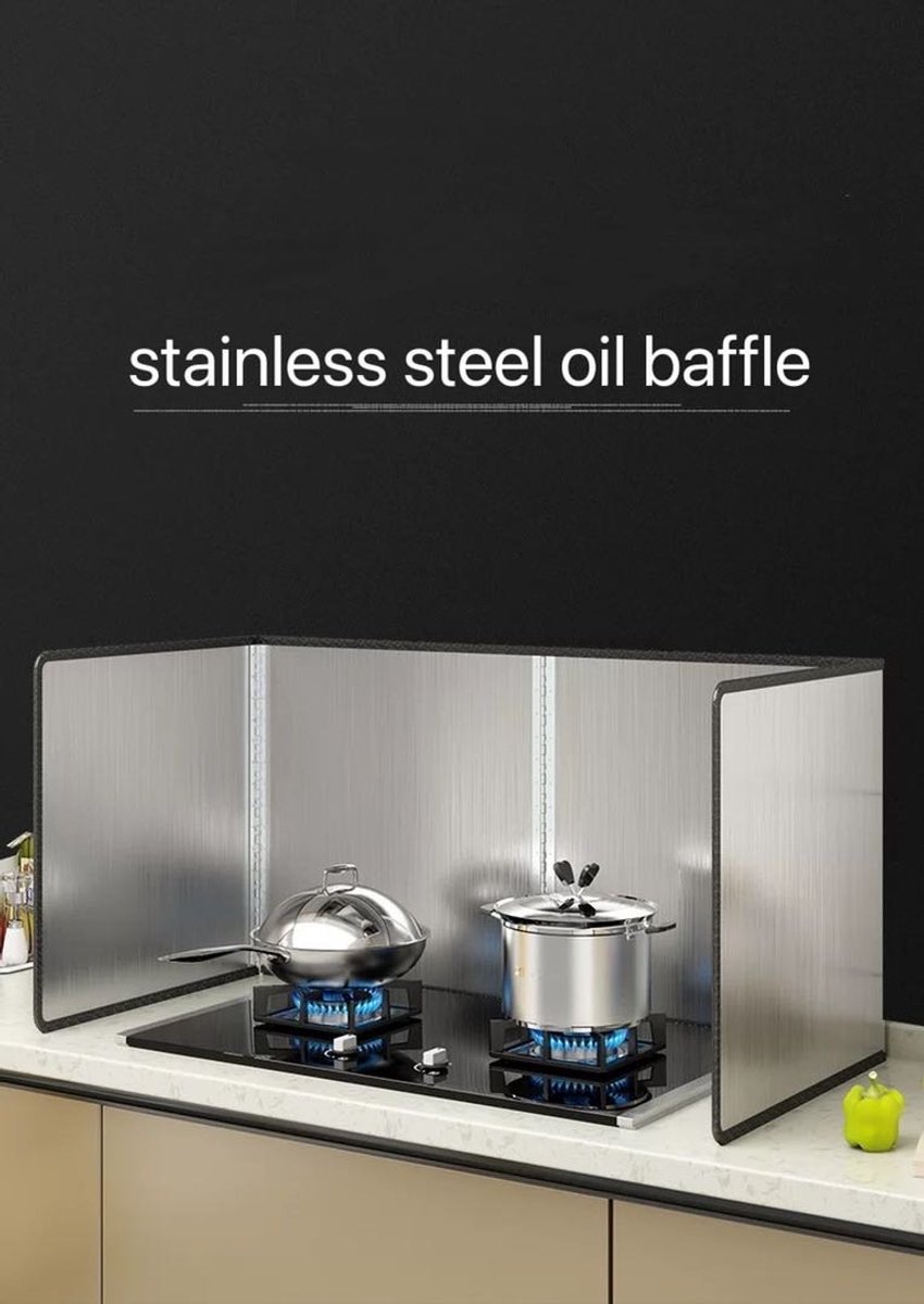 Zwarte Blokjes Patroon Tempered Glazen Spatbescherming Voor Achter De Kookplaat 52cm X 60cm