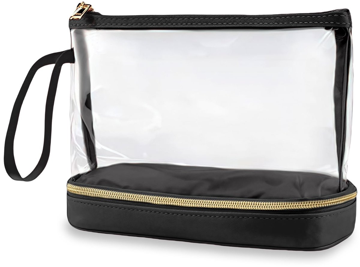 Toilettas - Transparant - Voor Vloeistoffen en Make-up - Handbagage Reizen