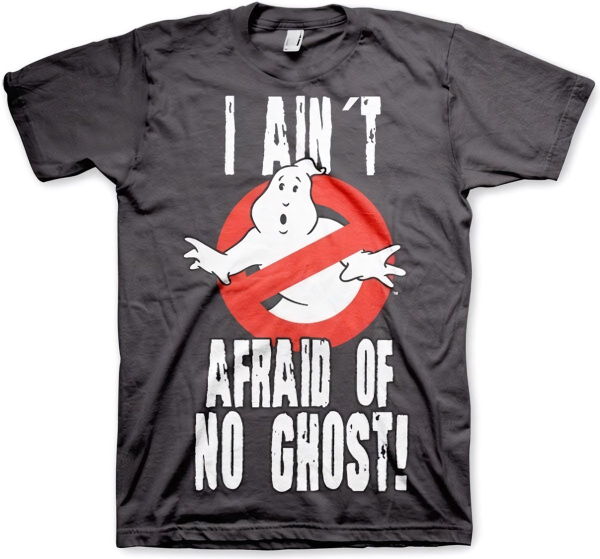 Ghostbusters I Ain't Afraid Of No Ghost T-shirt donkergrijs