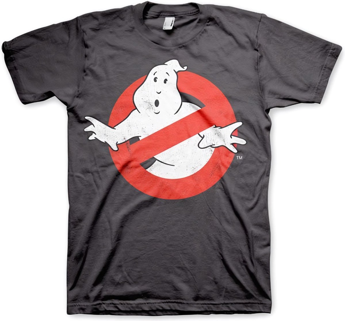 Ghostbusters T-shirt met verweerd logo, donkergrijs