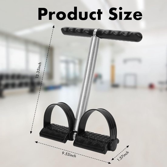 HOMCOM sissy squat squattrainer beentrainer buik- en biltrainer 3-in-1 trainer verstelbaar rolbaar tot 120 kg staal zwart 50 x 97 x (45,5–57,5) cm