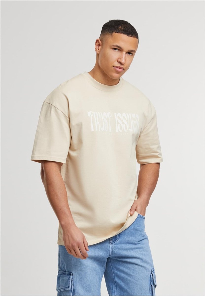 DEF - Trust Issues Heren Tshirt - L - Grijs