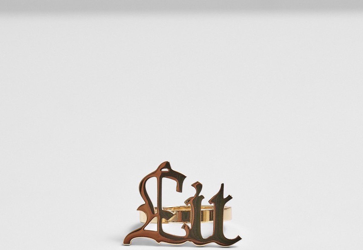 Mister Tee - Lit Chunky Ring - Goudkleurig