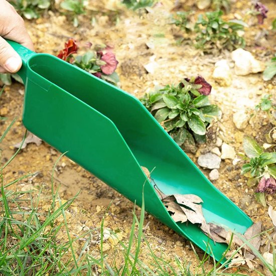 Dakgootschep Een handige plastic dakgootschep voor regenpijpen, essentieel voor het efficiënt verwijderen van bladeren en onderhoud - duurzaam ontwerp voor thuisgebruik van Merkloos	 — afbeelding 2