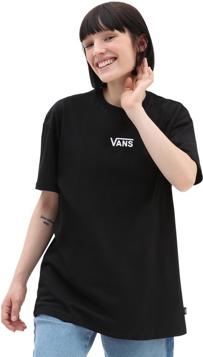 Vans Damen Shirt Flying V Oversized -XS Zwart