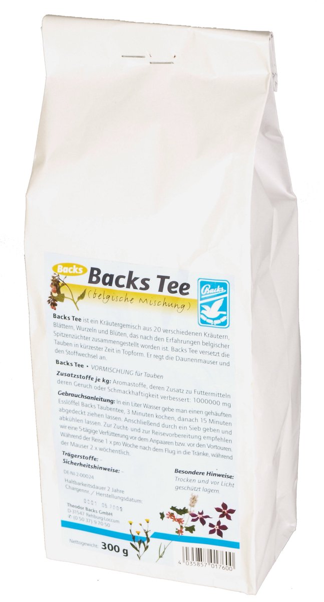 Backs Thee (Belgische mengeling) 300g - voor postduiven