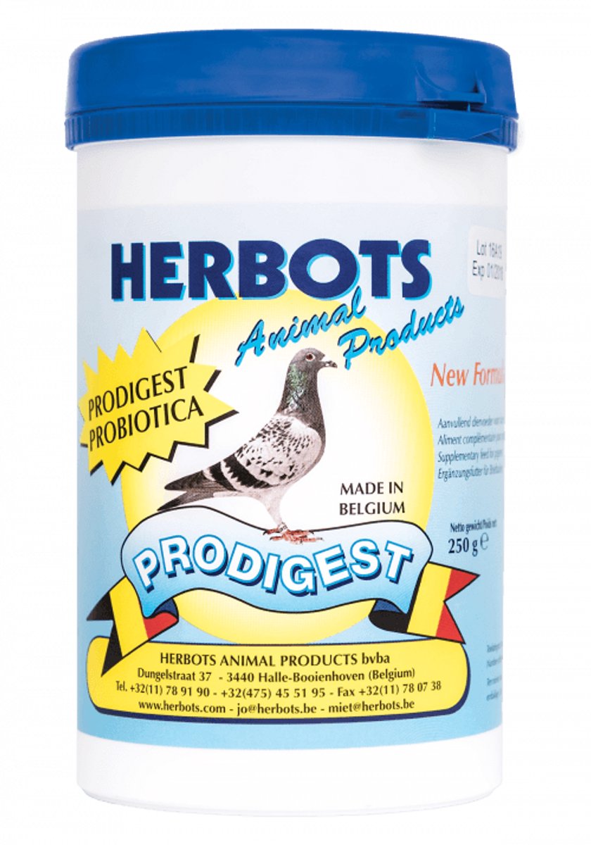 Herbots Prodigest 250g - voor postduiven