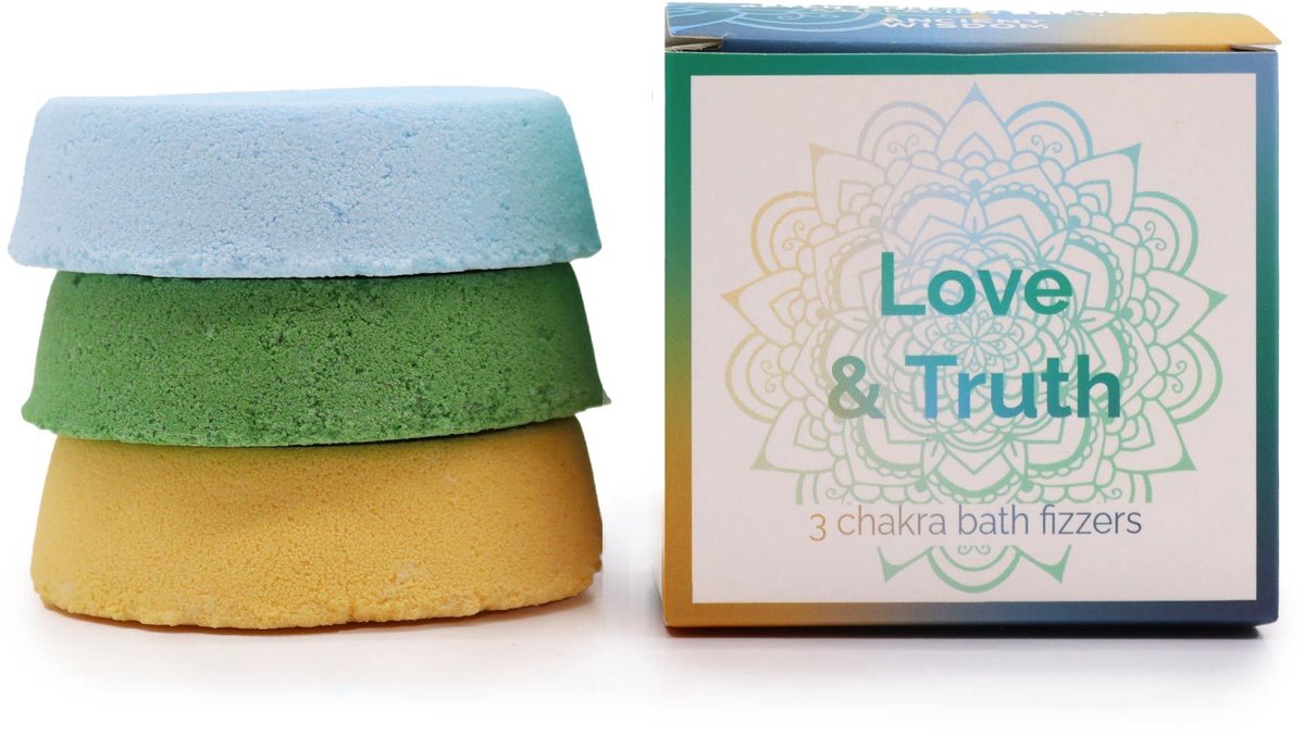 Chakra Bath Fizz - Kleine doos - Liefde & Waarheid
