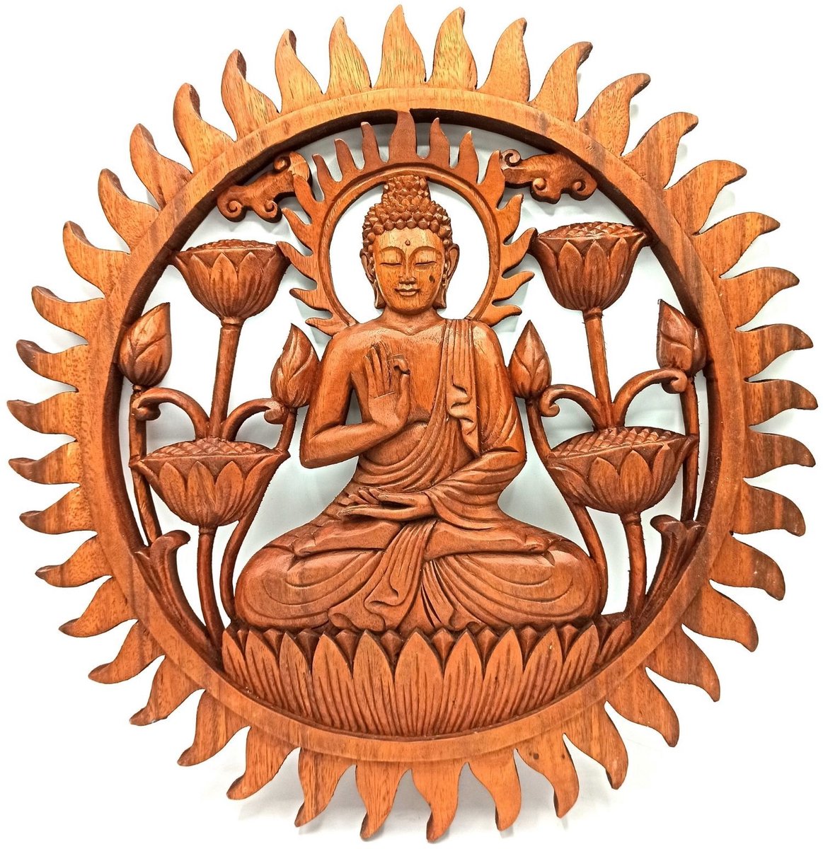 Boeddha & Lotus Paneel - 40cm