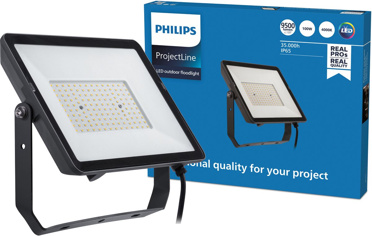 Philips ProjectLine straler 100W koel wit licht - 4000K