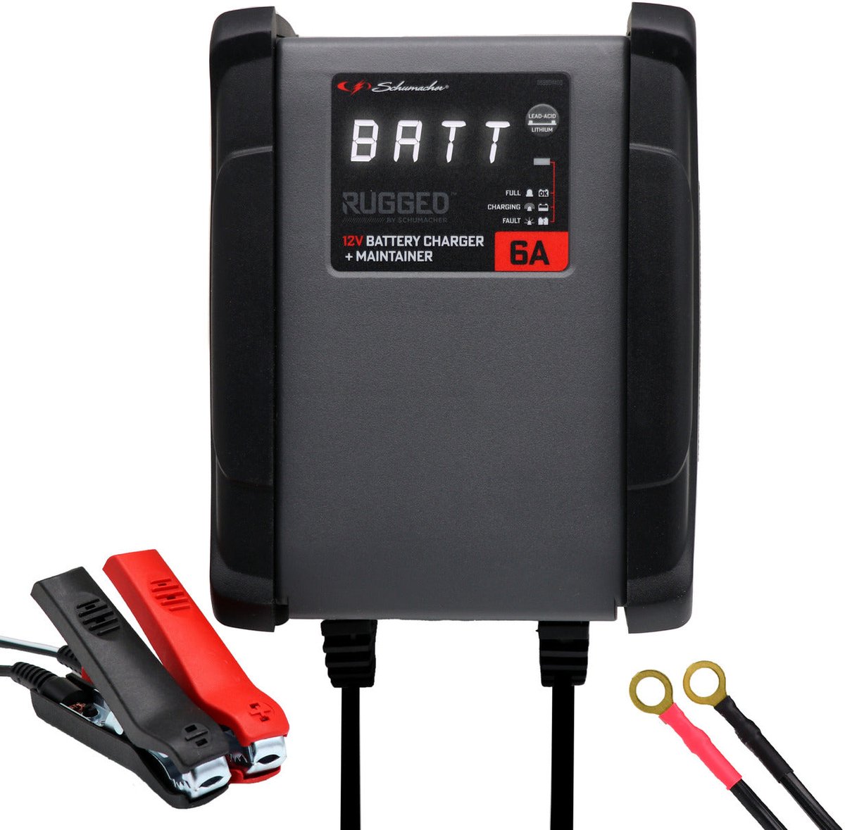 Schumacher Electric SPX 459 – Automatische Druppellader 6A 12V voor auto, scooter, motor – Smart akku lader met microprocessor