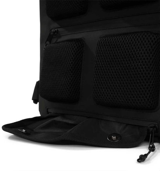 Gerecyclede shopper fietstas Urban Proof Cargo Backpack 20L 34 x 13 x 46 cm - Zwart van Urban Proof — afbeelding 3