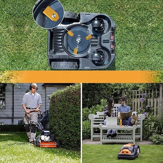 30 x Mesjes voor Gardena robotmaaier - Husqvarna automower - Titanium van Ontoria — afbeelding 3