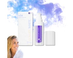 Luxury White - Paarse V34 Colour Corrector Serum - Witte Tanden - Whitestrips - Whitening Tandpasta - Tanden Bleken - Whitening Serum - Luxury Smile - Cresting Formula - luxurywhite - White Smile - Whitening Strips - V34 Colour Corrector