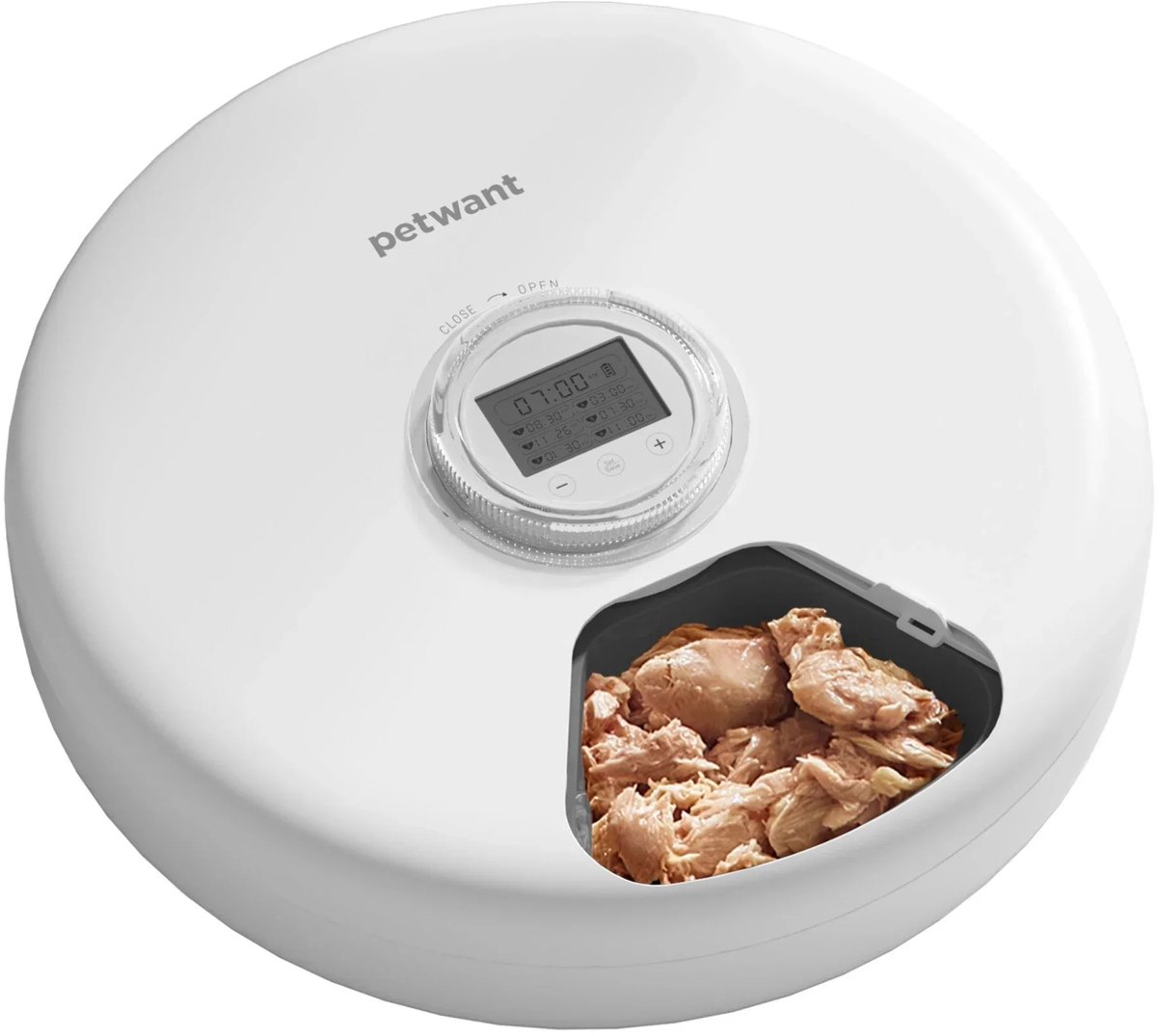 Kifarah Automatische Voerbak - Natte voer - Ingebouwde Koeling Systeem - Draadloos - Veilig Met Sensor - - Kifarah - €99,95