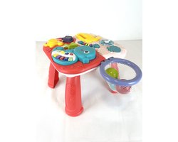 Baby speeltafel - stimuleert motorische vaardigheden - interactieve activiteiten voor baby’s en peuters - educatief en creatief spelen - geschikt voor kinderen vanaf 6 maanden - duurzaam en veilig - ideaal voor zowel thuis als onderweg