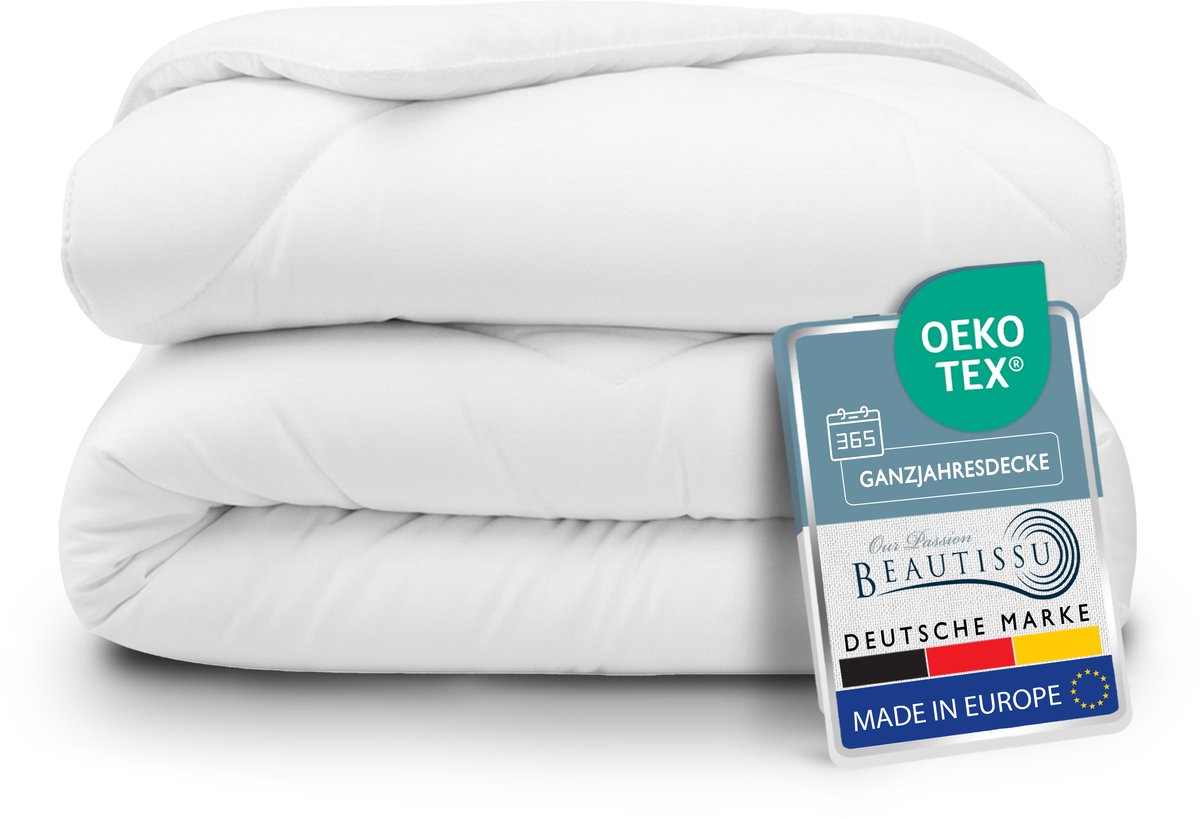 Beautissu dekbed 220x240 cm - wasbaar winterdekbed winterdekens ademend - zacht anti allergie deken - Beaunuit MD