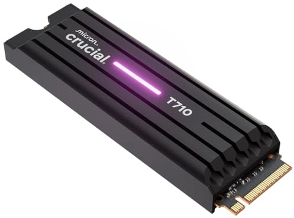 Image of 2TB PCIe 5.0 NVMe M.2 Interne SSD met Koellichaam voor Desktop PC en PS5 - Tot 14.500 MB/s Leessnelheden