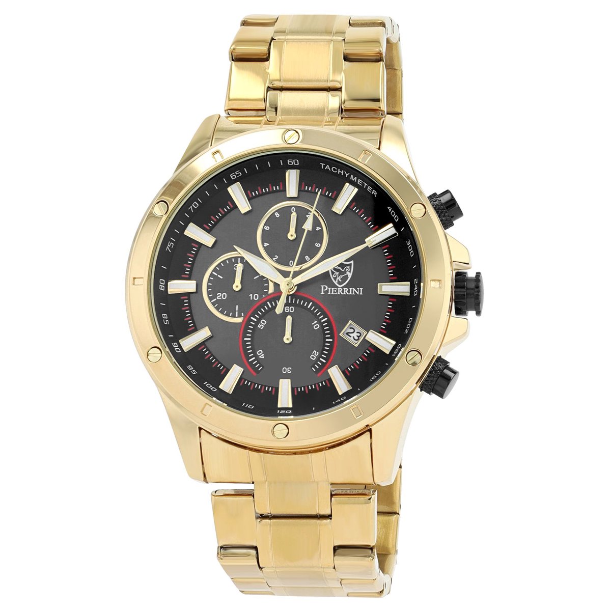 Pierrini - Heren Horloge 2800122 - Goud