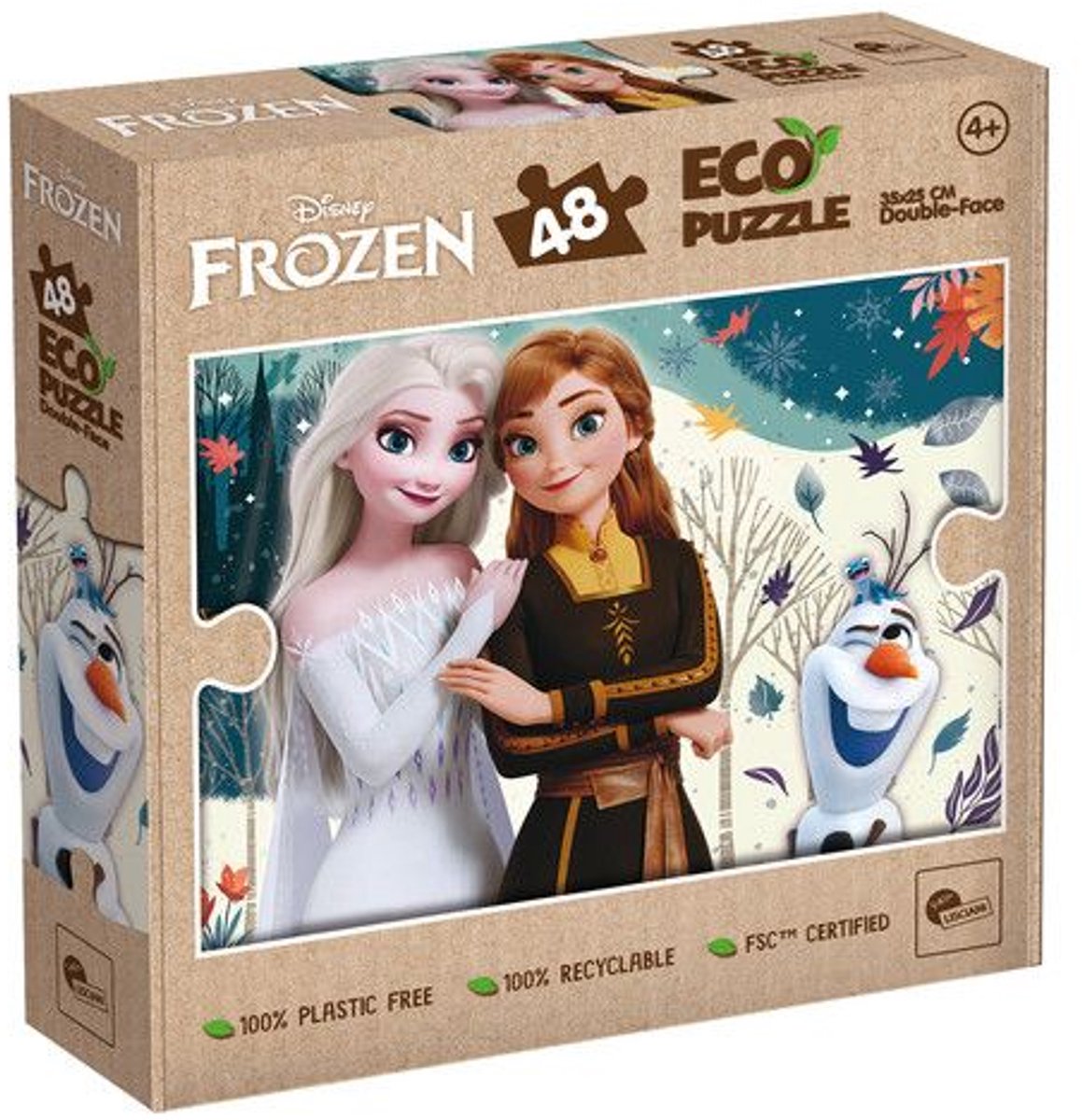 Lisciani disney eco-puzzle df mini 48 frozen