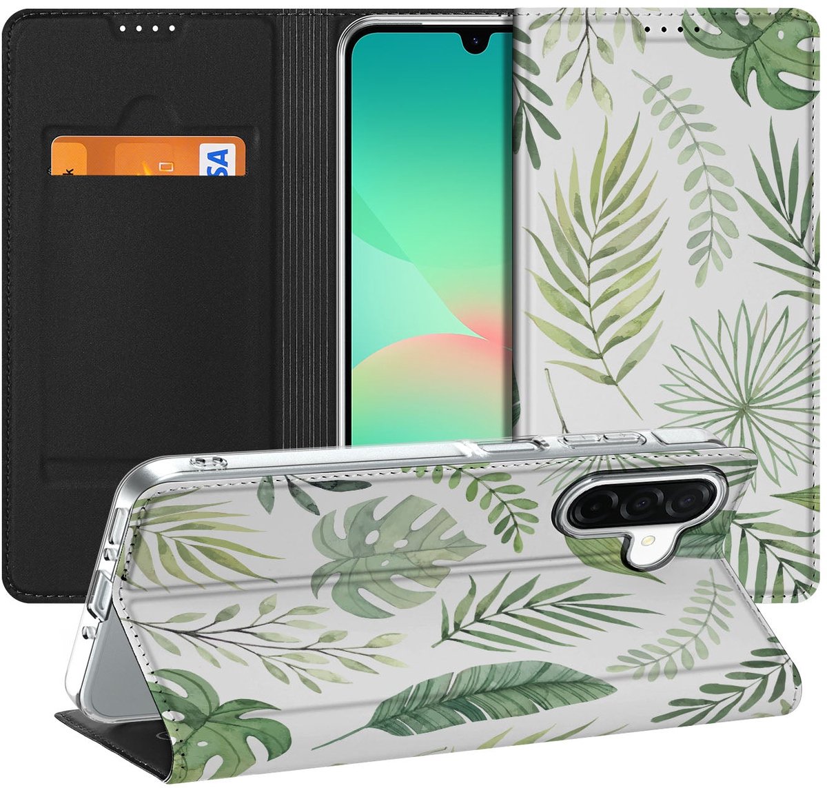 Samsung Galaxy A26 Smart Cover Leaves