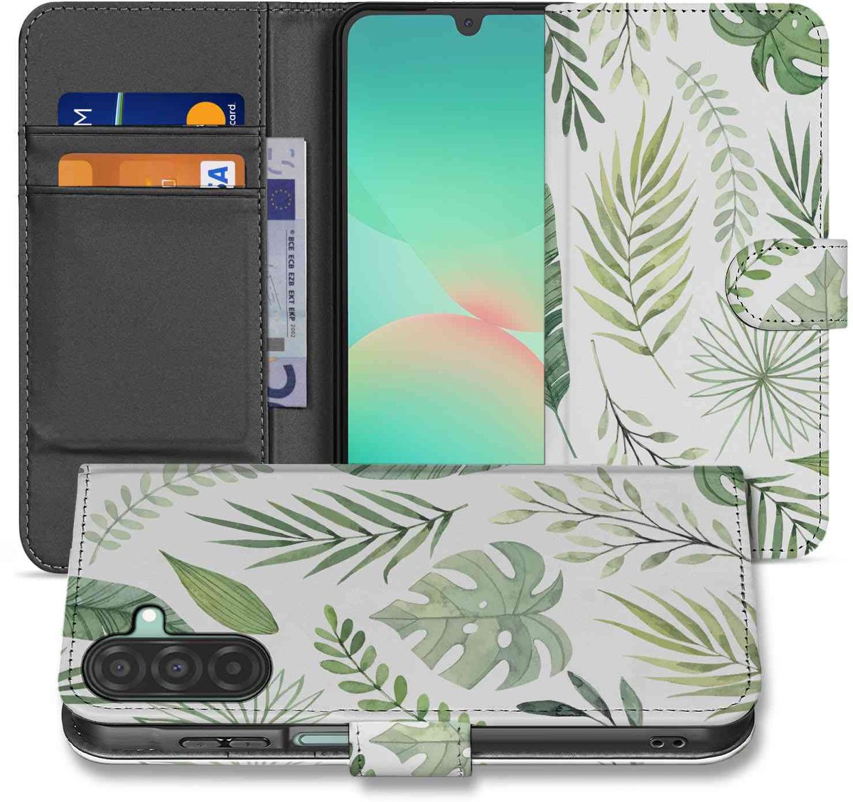 Samsung Galaxy A26 Leaves Book Case