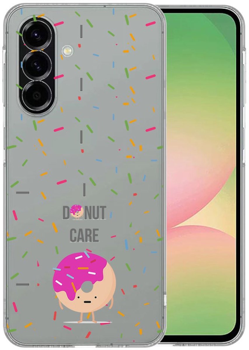 TPU Hoesje Samsung Galaxy A56 - Hoesje Donut Roze Backcover
