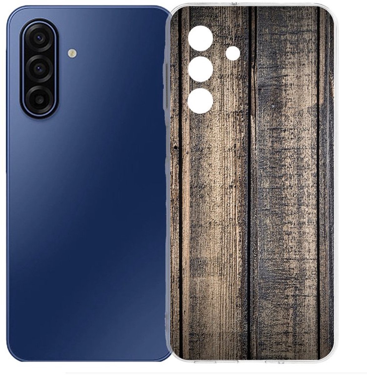 TPU Hoesje Samsung Galaxy A17 - Steigerhout Backcover