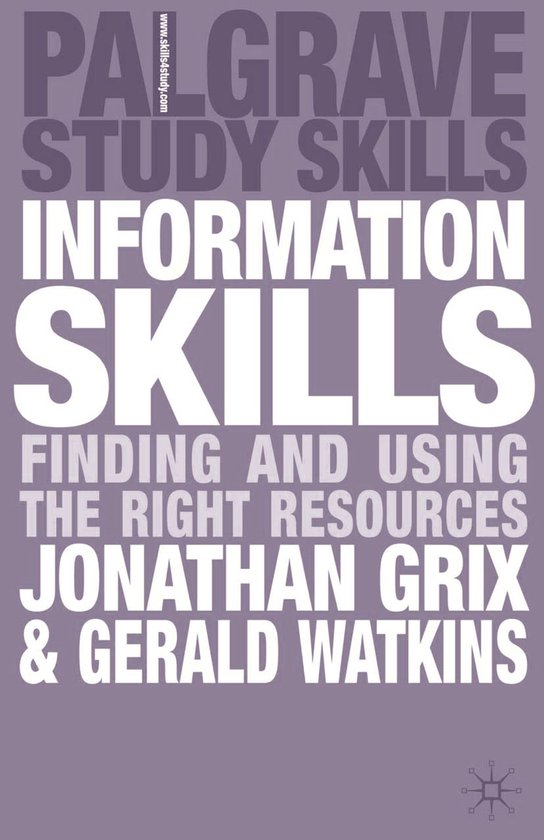 Bloomsbury Study Skills - Information Skills - cover