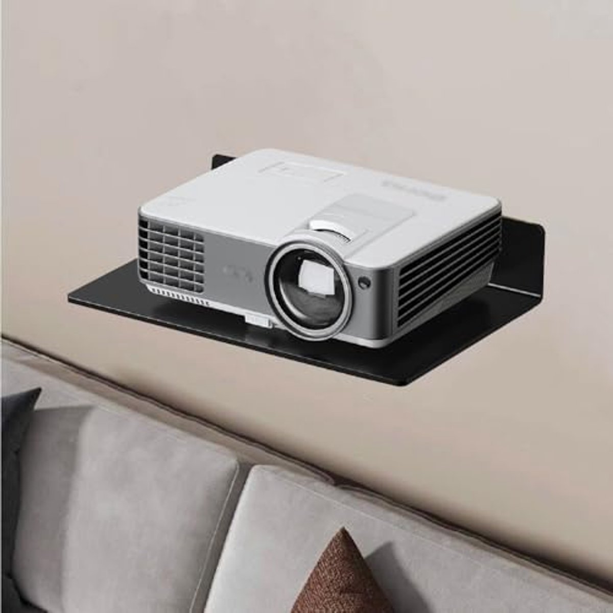 Zwevende Plank voor Projector en Accessoires - Wandbeugel voor Entertainment