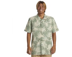 Quiksilver Beach Club Casu Overhemd Met Korte Mouwen Groen M Man
