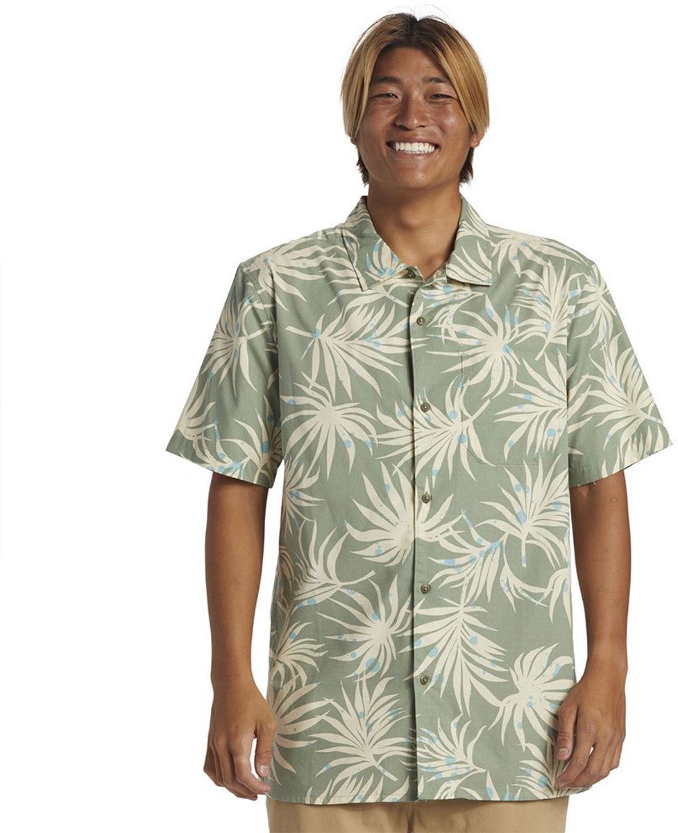 Quiksilver Beach Club Casu Overhemd Met Korte Mouwen M Man Sea Spray Aop Better