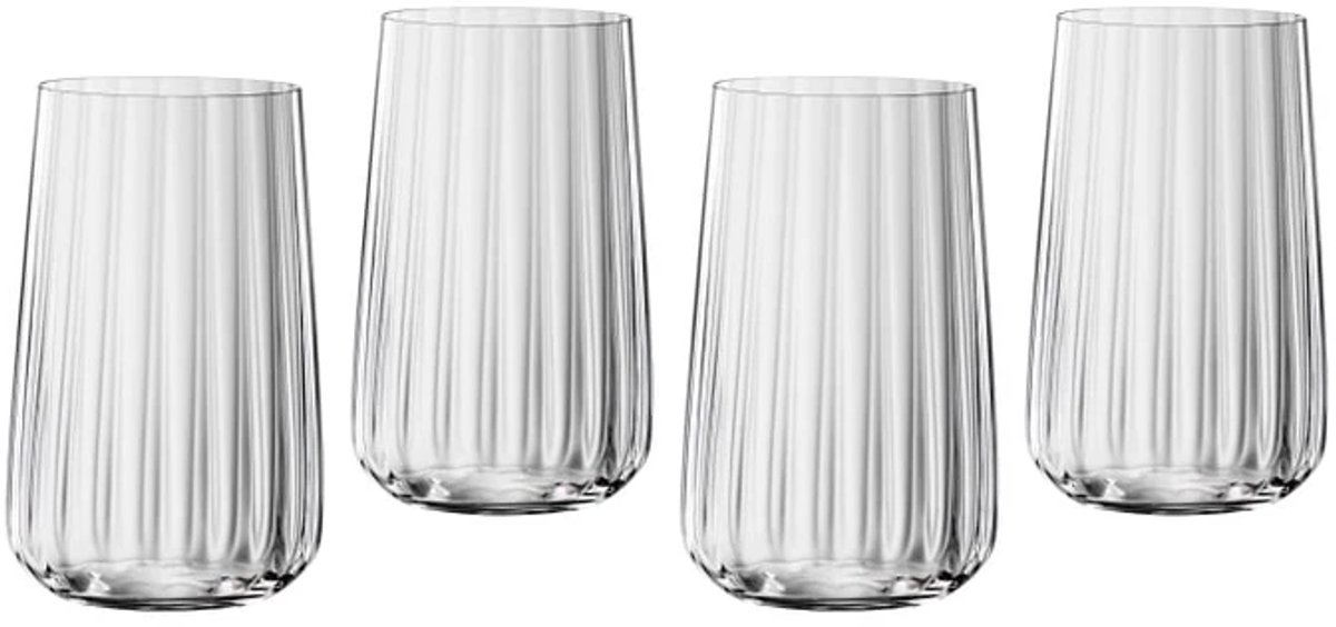 Spiegelau Linear hoge beker 44.5cl set van 4