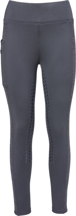 PK International - Rijlegging - Technical Tights - Stretch - Full Grip - Toledo - Black - Zwart - L/40