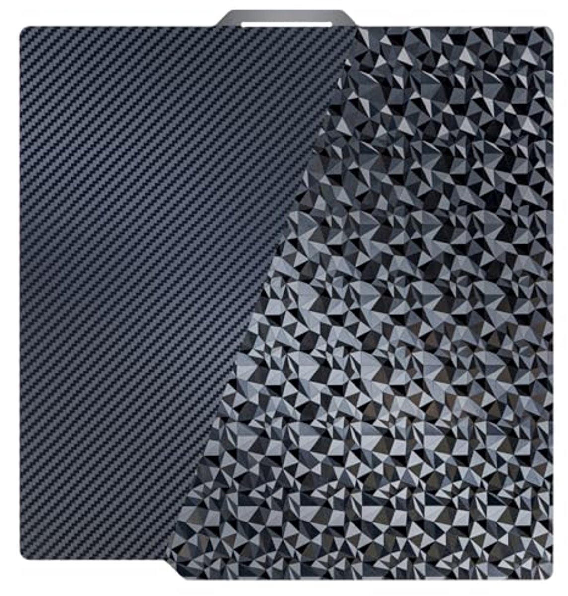 Dubbelzijdige 3D-printplaat 256x256 mm - carbon patroon - Bambu Lab - bouwplaat - Hoge hechting en veelzijdigheid voor 3D-printers