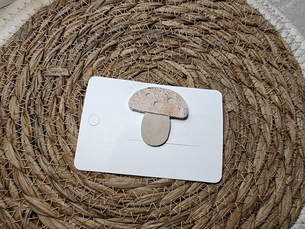 Antislip haarspeldjes paddenstoel - haarknipjes kinderen - haarspeld - kindermode - kinder haaraccessoires
