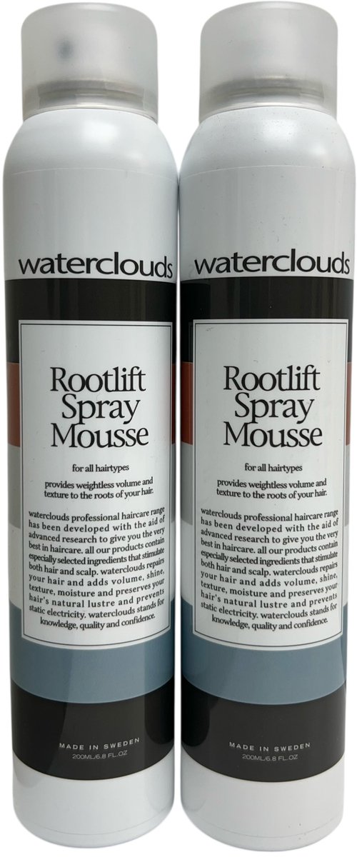 2 stuks Waterclouds Rootlift Spray Mousse á 200 ml