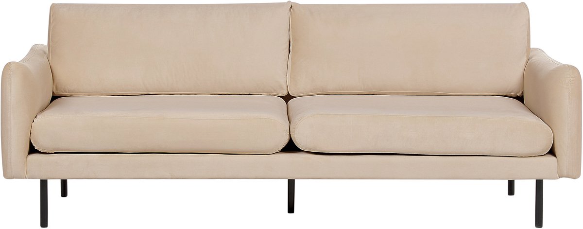 VINTERBRO - Driezitsbank - Beige - Fluweel