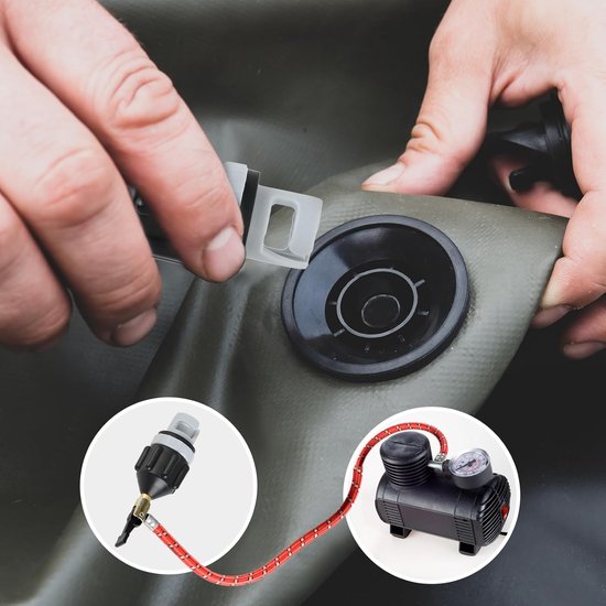 Koperen Adapter 7mm voor Elektrische Luchtpomp - Geschikt voor Kajak, SUP en Opblaasbare Boten van Merkloos — afbeelding 4