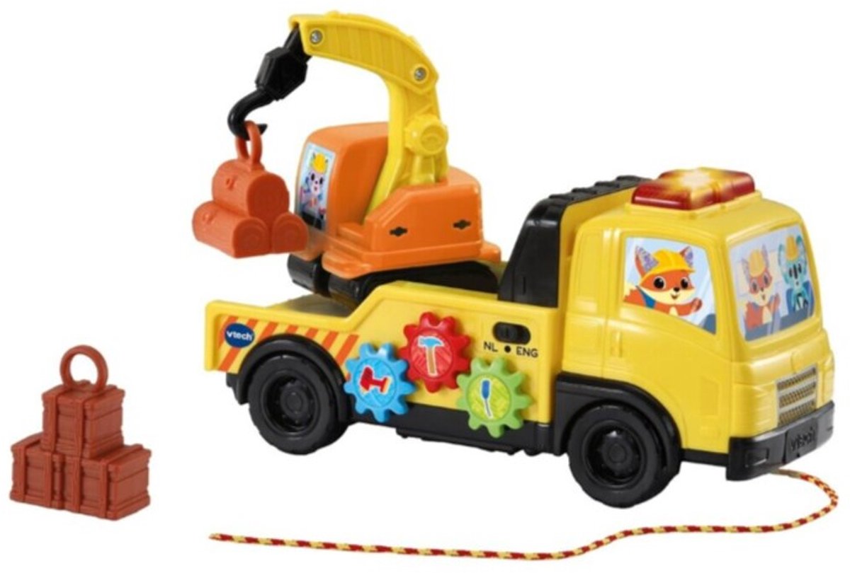 Dickie Toys Tow Truck – 31,5 cm grote sleepwagen, met licht en geluid, vele functies, speelgoedauto voor kinderen vanaf 3 jaar